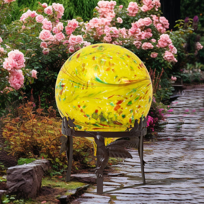 Topadorn Gazing Ball Stand Garden Hardware Metal Stand for 10-Inch or 12-Inch Gazing Globes - Image 2